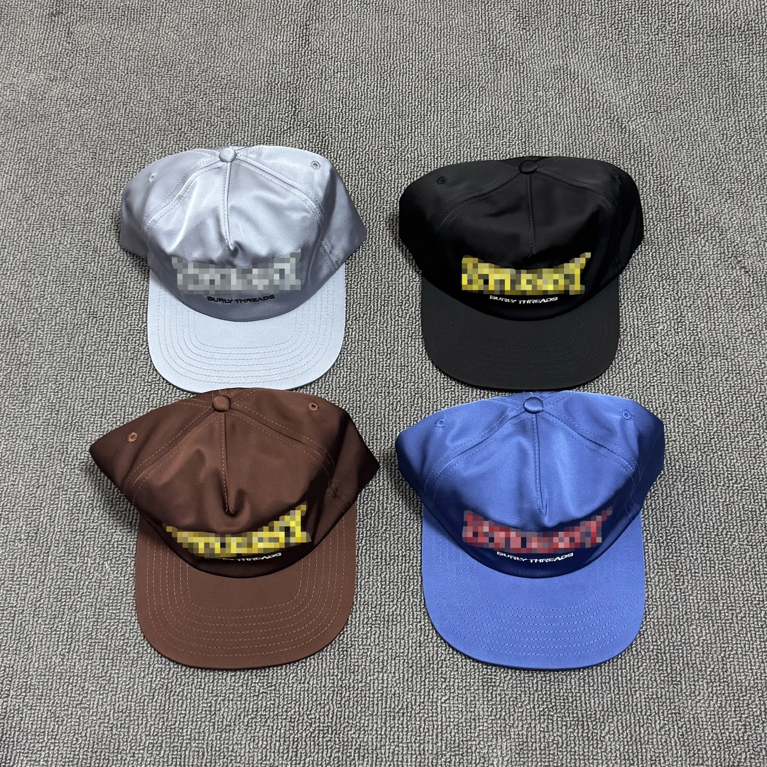 【广州现发】美单字母大刺绣平檐帽 美式滑板街头时尚速干五片帽