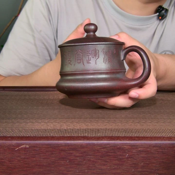 茶杯紫砂高货放漏
