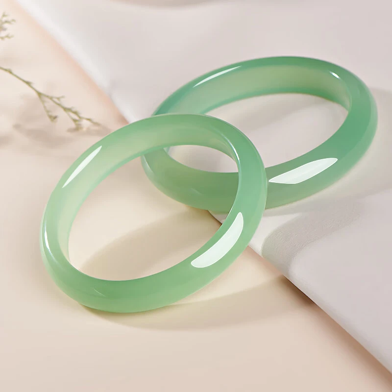 玉髓国风雅韵远山黛正圈平安镯 多样性发货拍一发一 C6830