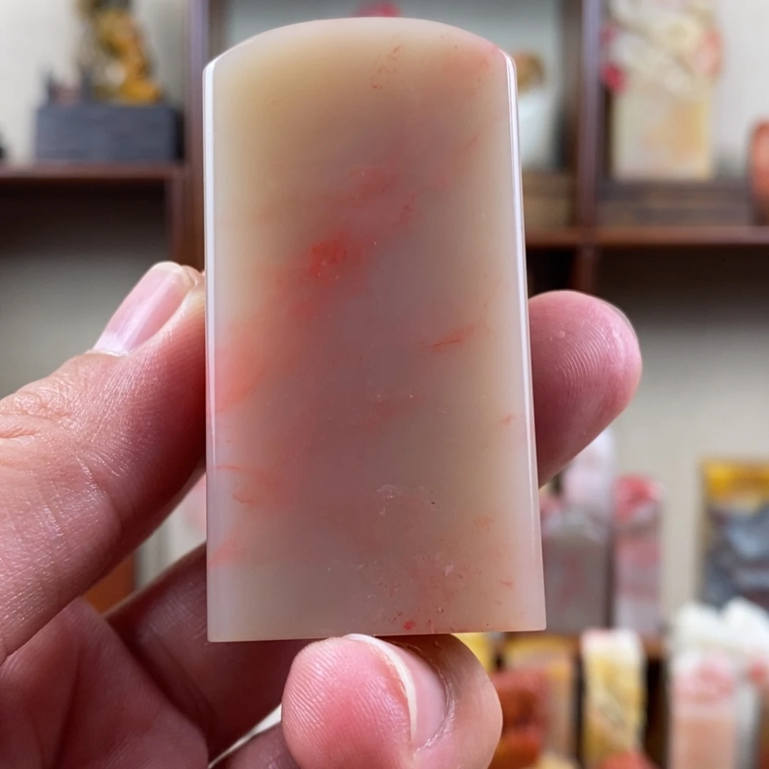 印石巴林石巴林鸡血石素章