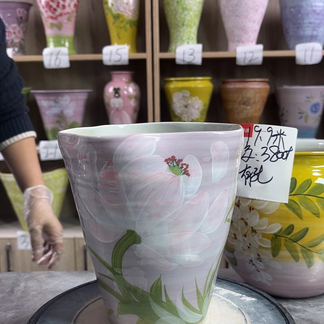 景德镇陶瓷花盆花盆
