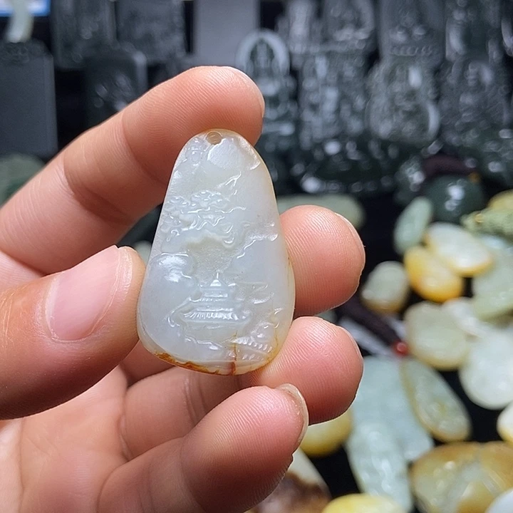 颈饰未镶嵌和田玉