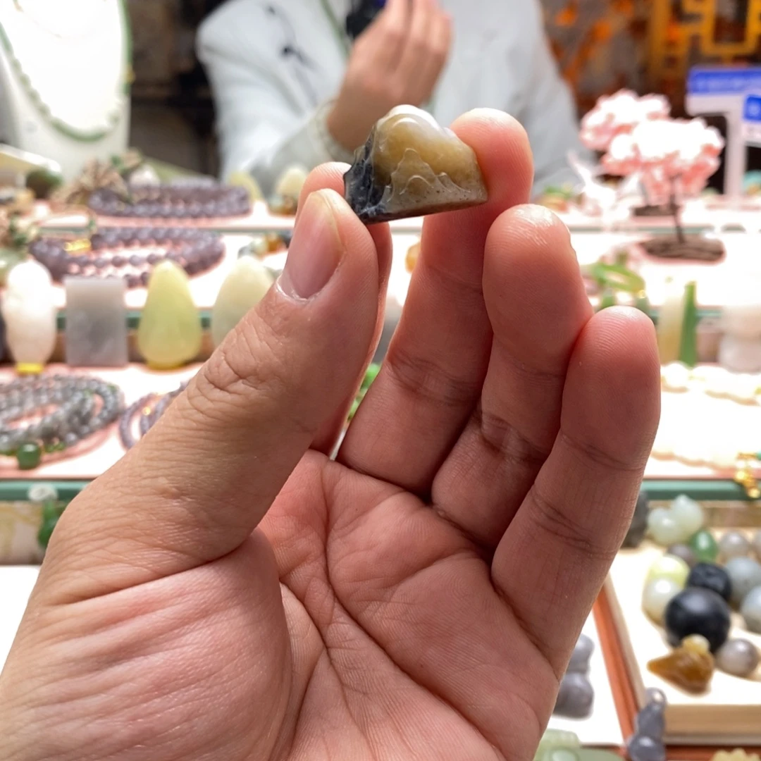 和田玉未镶嵌吊坠(不含链)