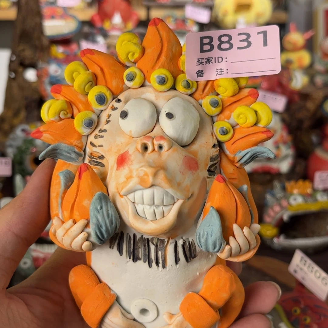 泥塑纯手工茶宠摆件