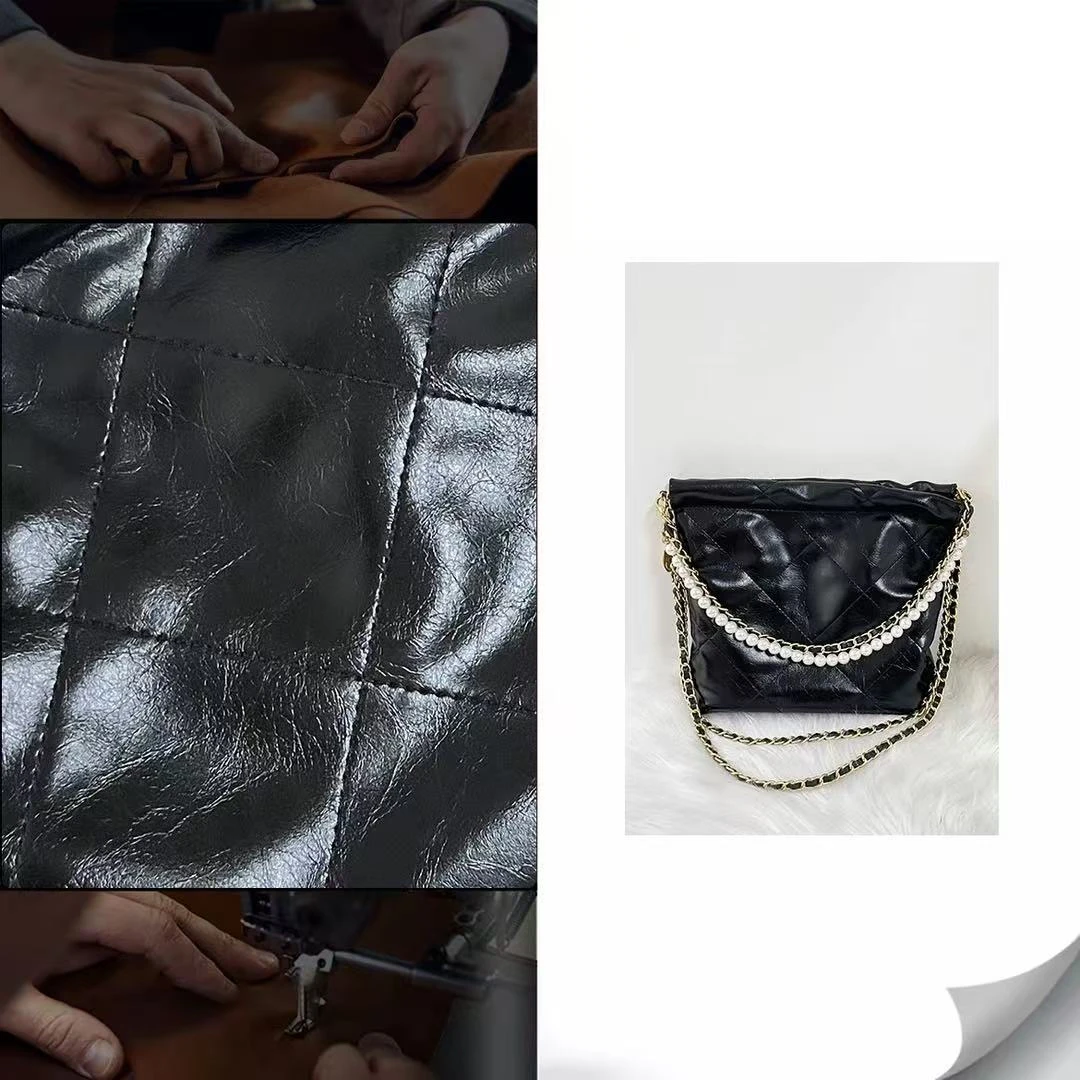 托特包单肩单根菱格链条包简约风单肩包