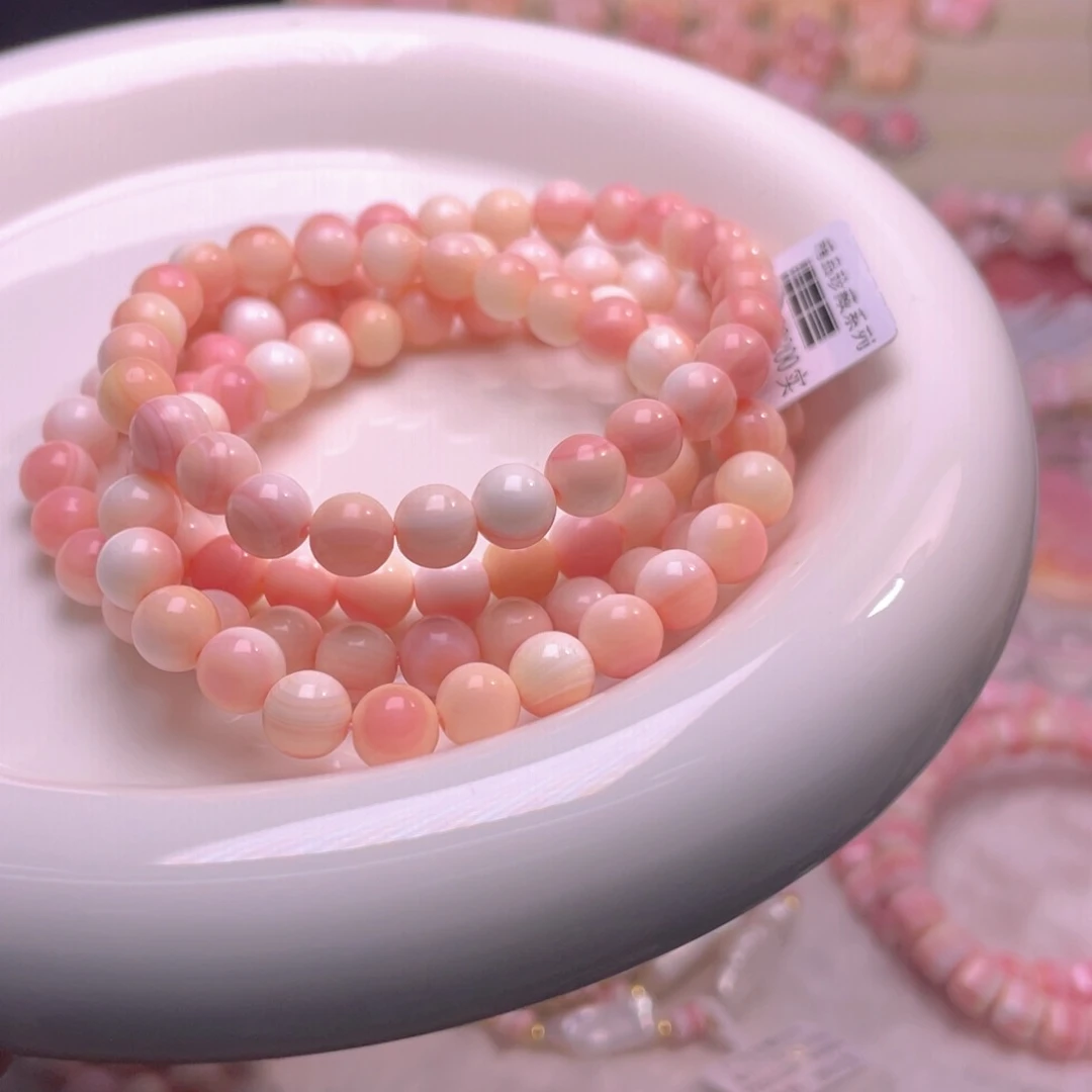 未镶嵌海螺珠手串雪*福利