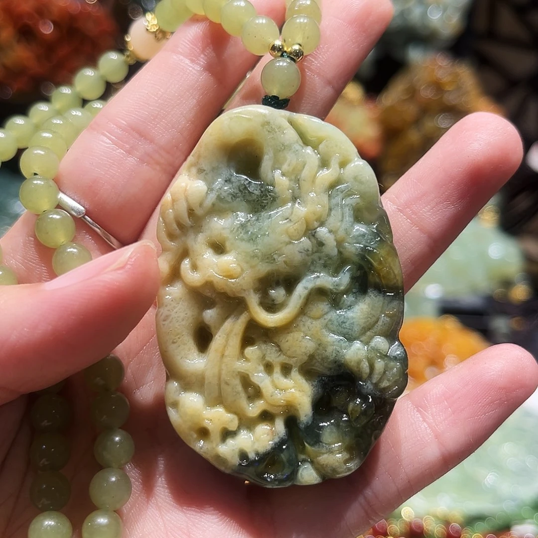 未镶嵌岫玉毛衣链