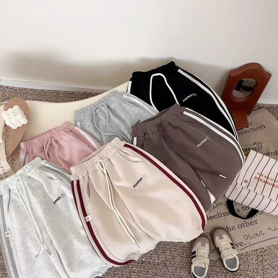 2025春季新款儿童卫裤松紧带休闲裤卡通