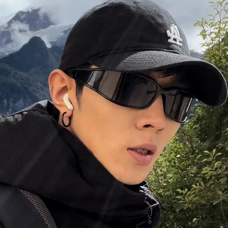 未来感发箍墨镜户外骑行运动风巴家男时尚韩版高颜值遮阳太阳眼镜