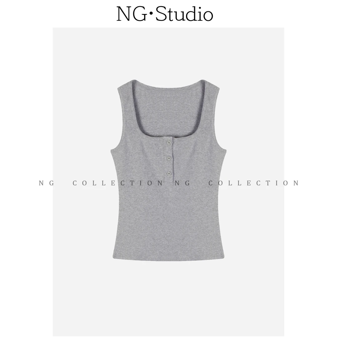 【NG·Studio】背心夏季可外穿修身性感辣妹上衣预NGC5BX2177