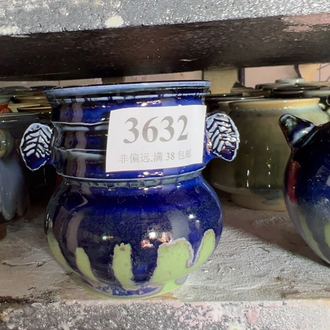 红陶景德镇手工花盆