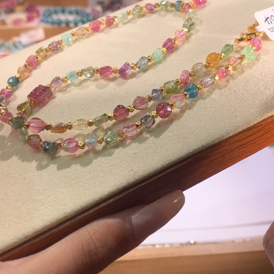 手串未镶嵌碧玺多样性发货其一