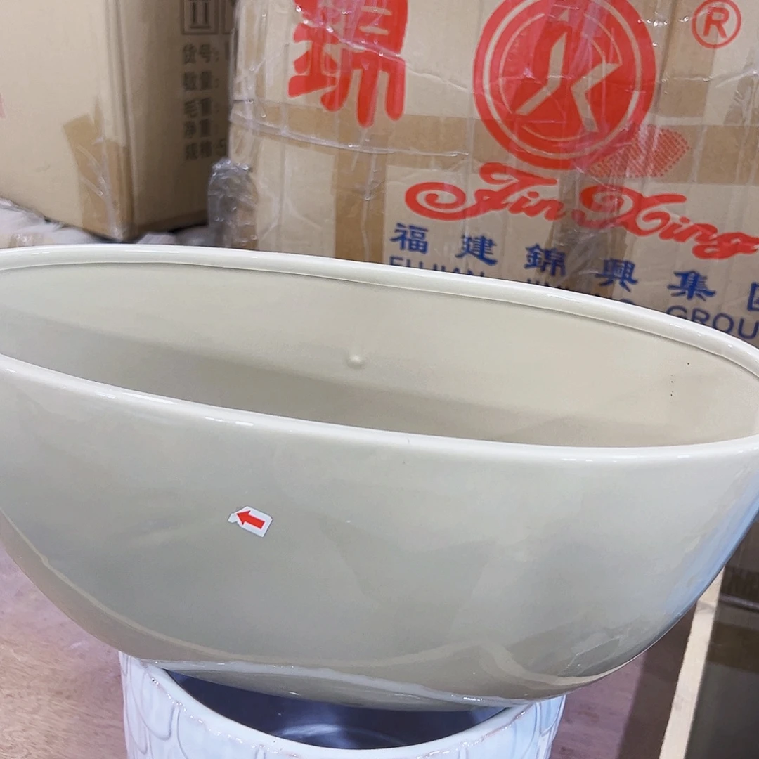 有孔，外贸尾单陶瓷花盆凑单10米包邮