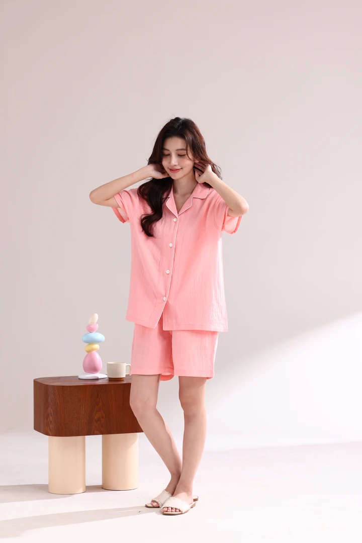 短袖短裤波点门店在售波点系列 有口袋