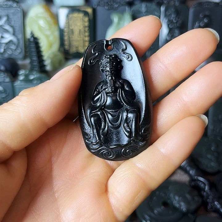 和田玉（青玉）颈饰未镶嵌