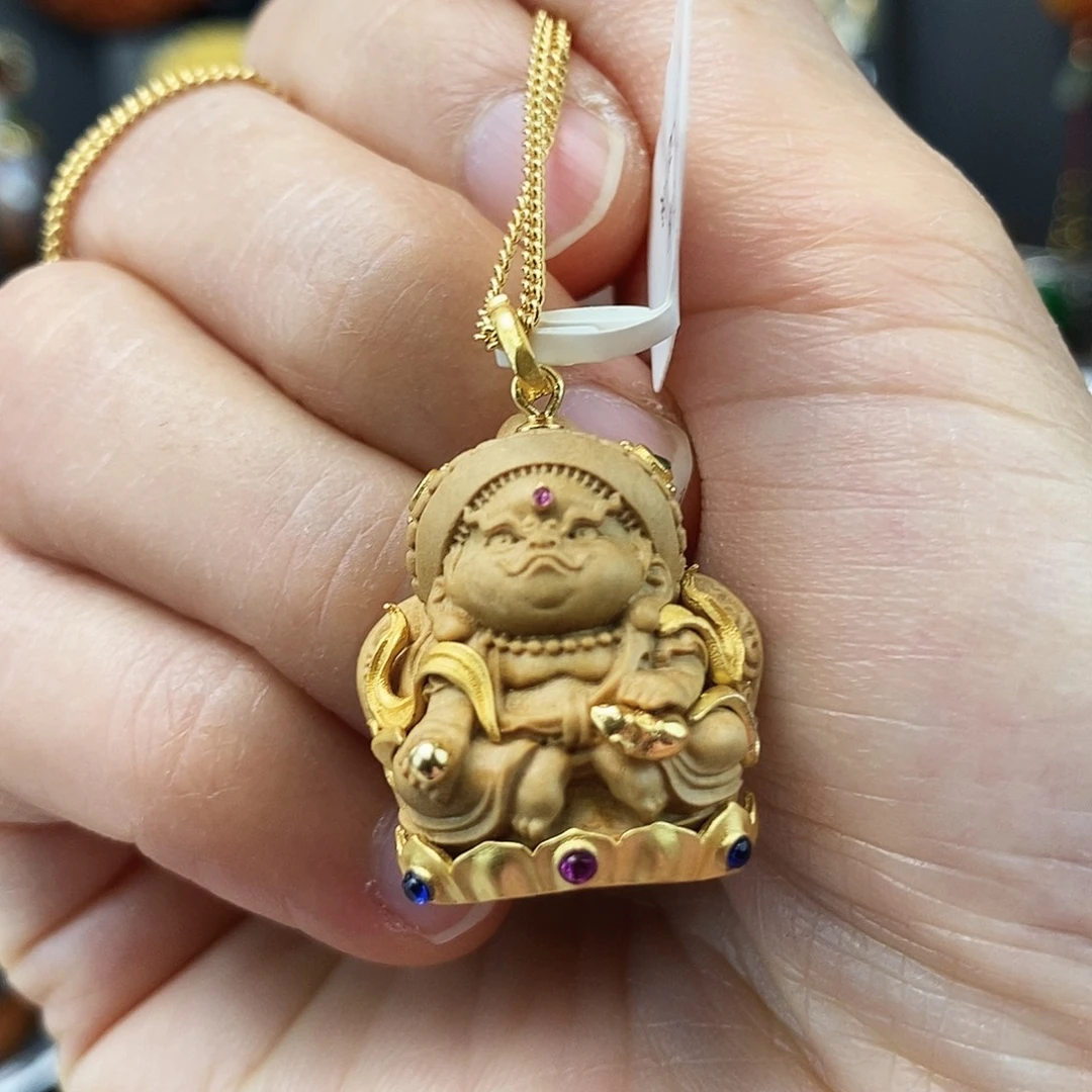 木质非金属设计师特色吊坠