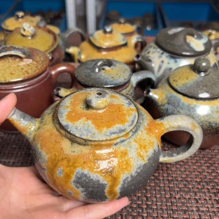 茶杯紫砂大手持壶300