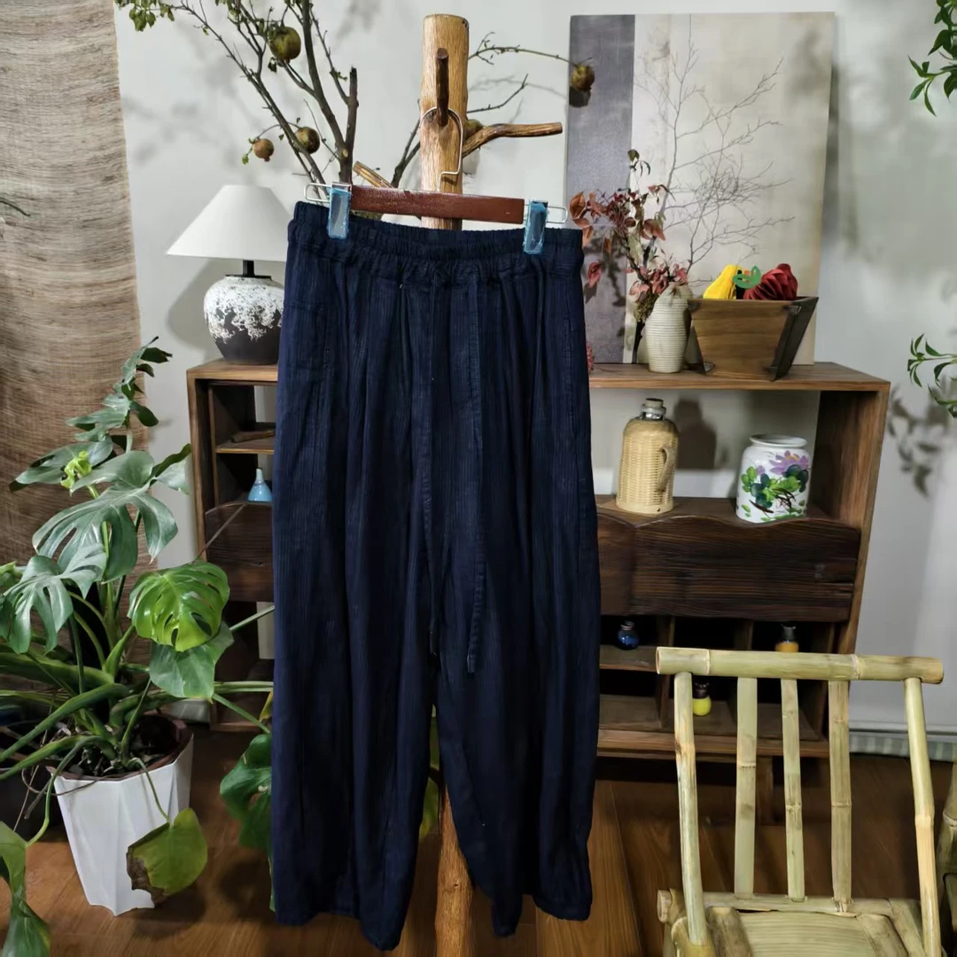 【大梅子推荐】设计款系带老爹裤X9128