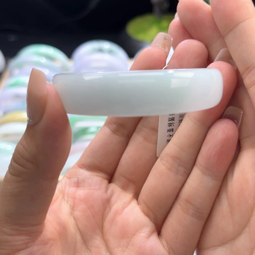 未镶嵌手链翡翠小雅52圈口-53圈口
