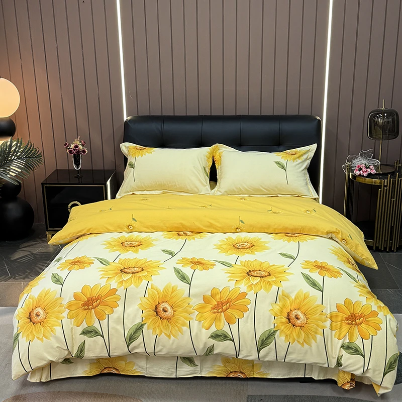 【活动中】80支加厚纯棉全棉斜纹棉印花四件套2025新款 床单被套款