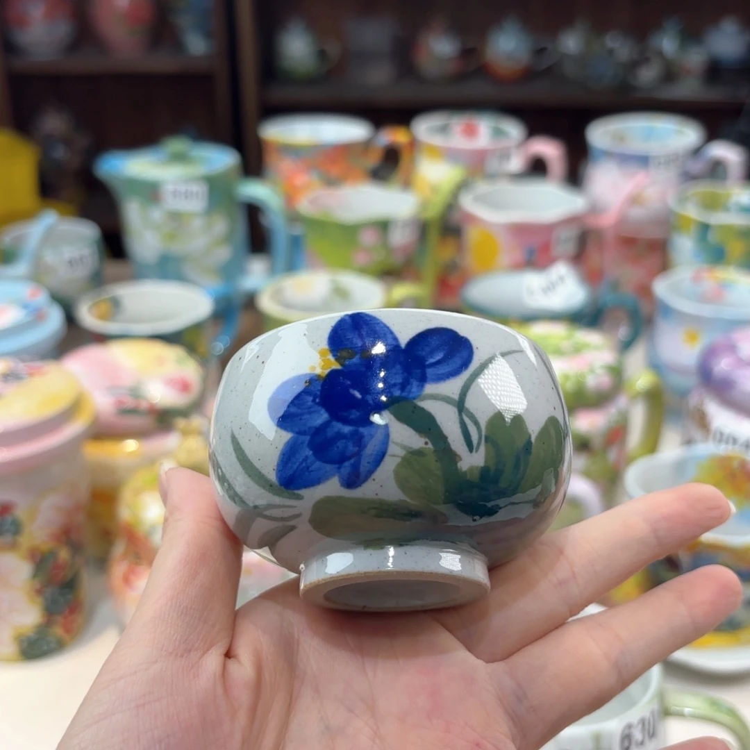景德镇手绘高温釉下彩陶瓷茶具