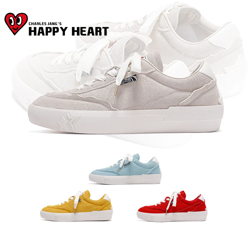 查尔斯桃心学生帆布鞋夏季透气小白鞋女鞋韩版时尚ins百双11好物