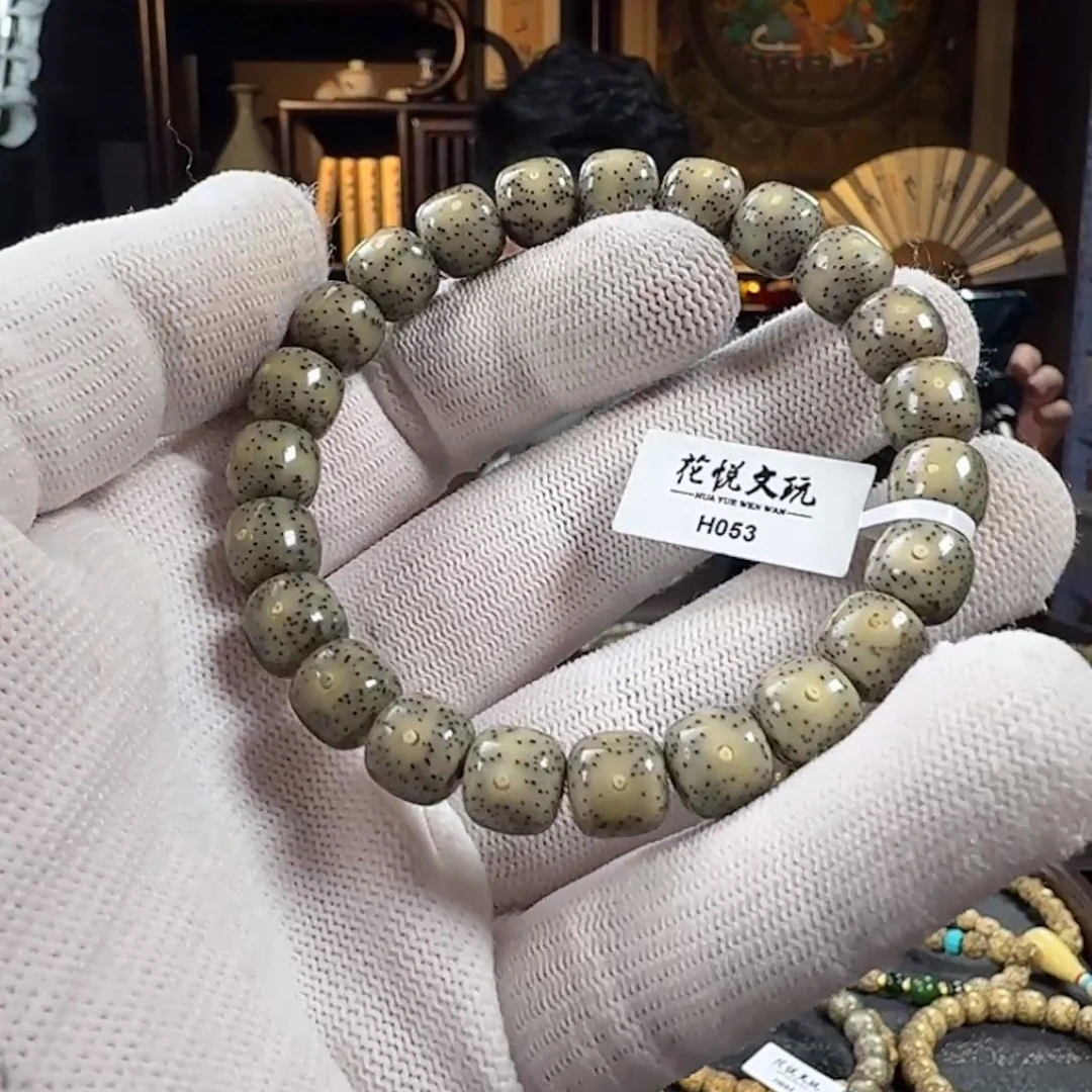 手串星月菩提10x9 糯冰针尖星 H053