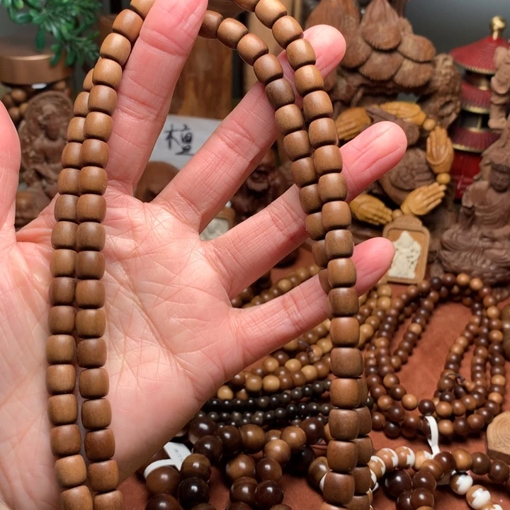 手串/手链檀香木老山檀香直切78顺纹奶香
