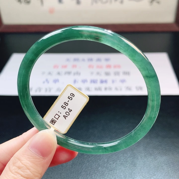 翡翠未镶嵌手镯翡翠手镯123