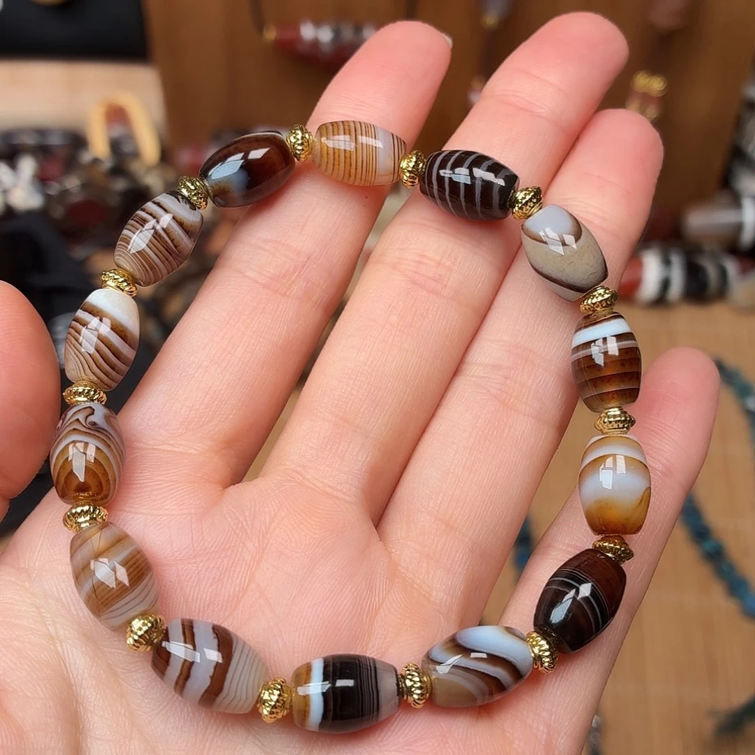 玛瑙/玉髓未镶嵌手链