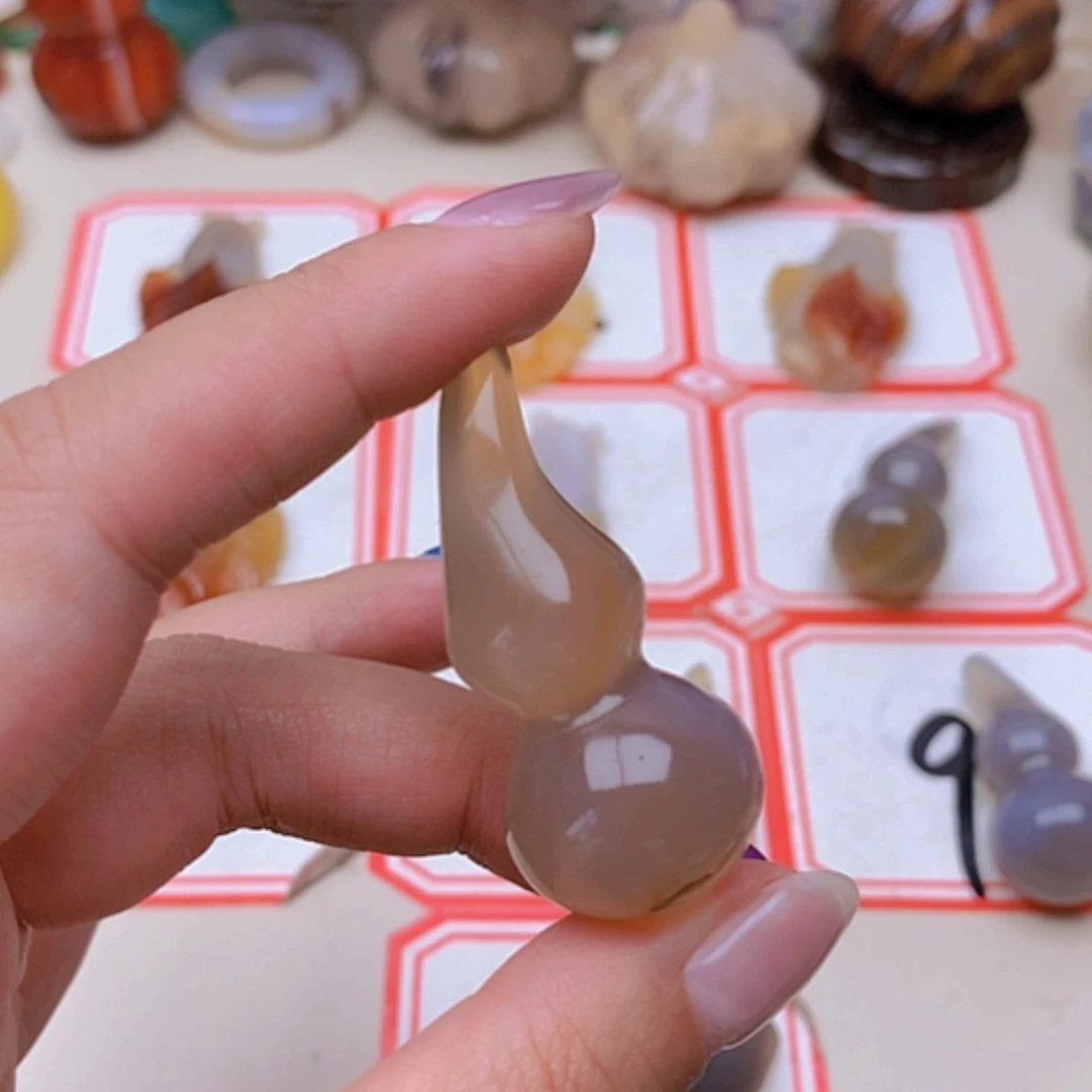 【闪购商品】未镶嵌玛瑙/玉髓珠宝半成品滢*