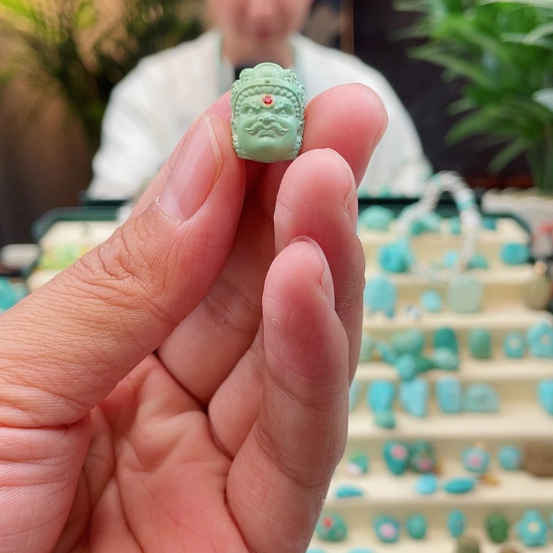 未镶嵌绿松石珠宝奇石嘿**_