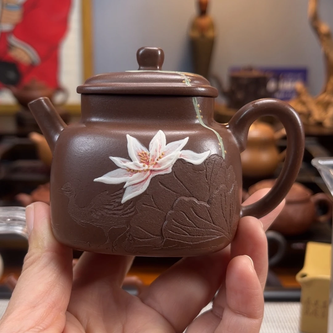 紫砂茶壶光*紫砂半手工制作