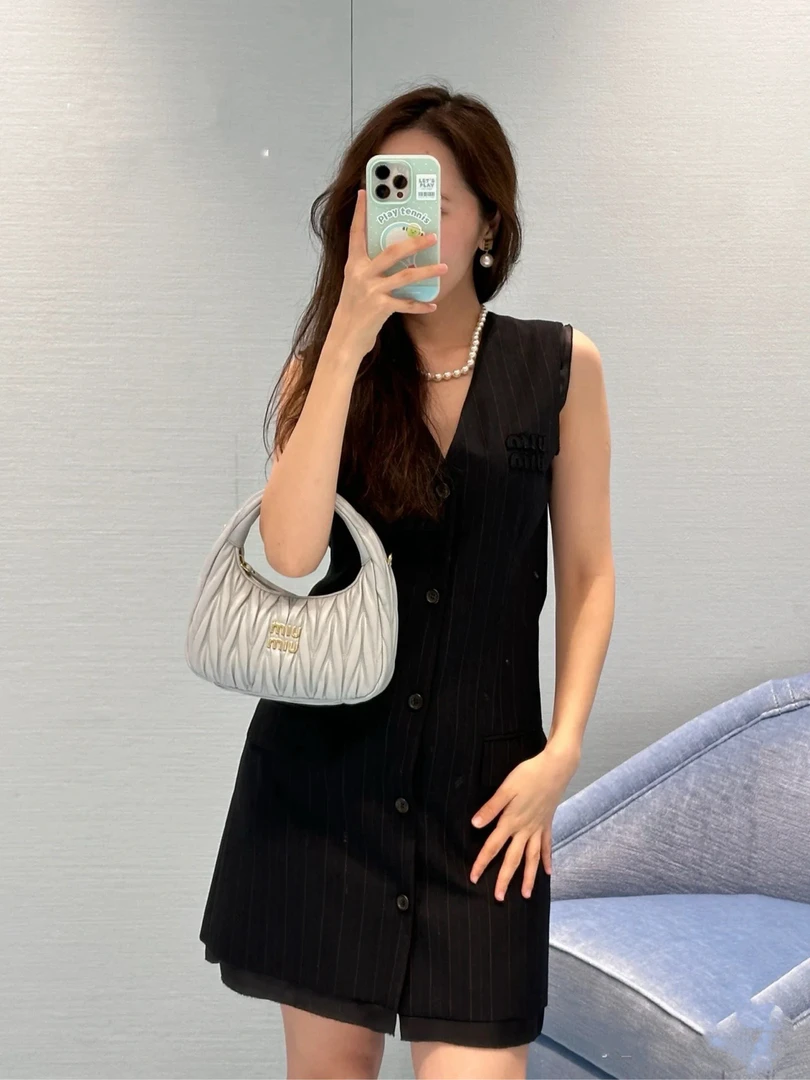 99新 MIU MIU/缪缪 西装马甲连衣裙 40码 02767