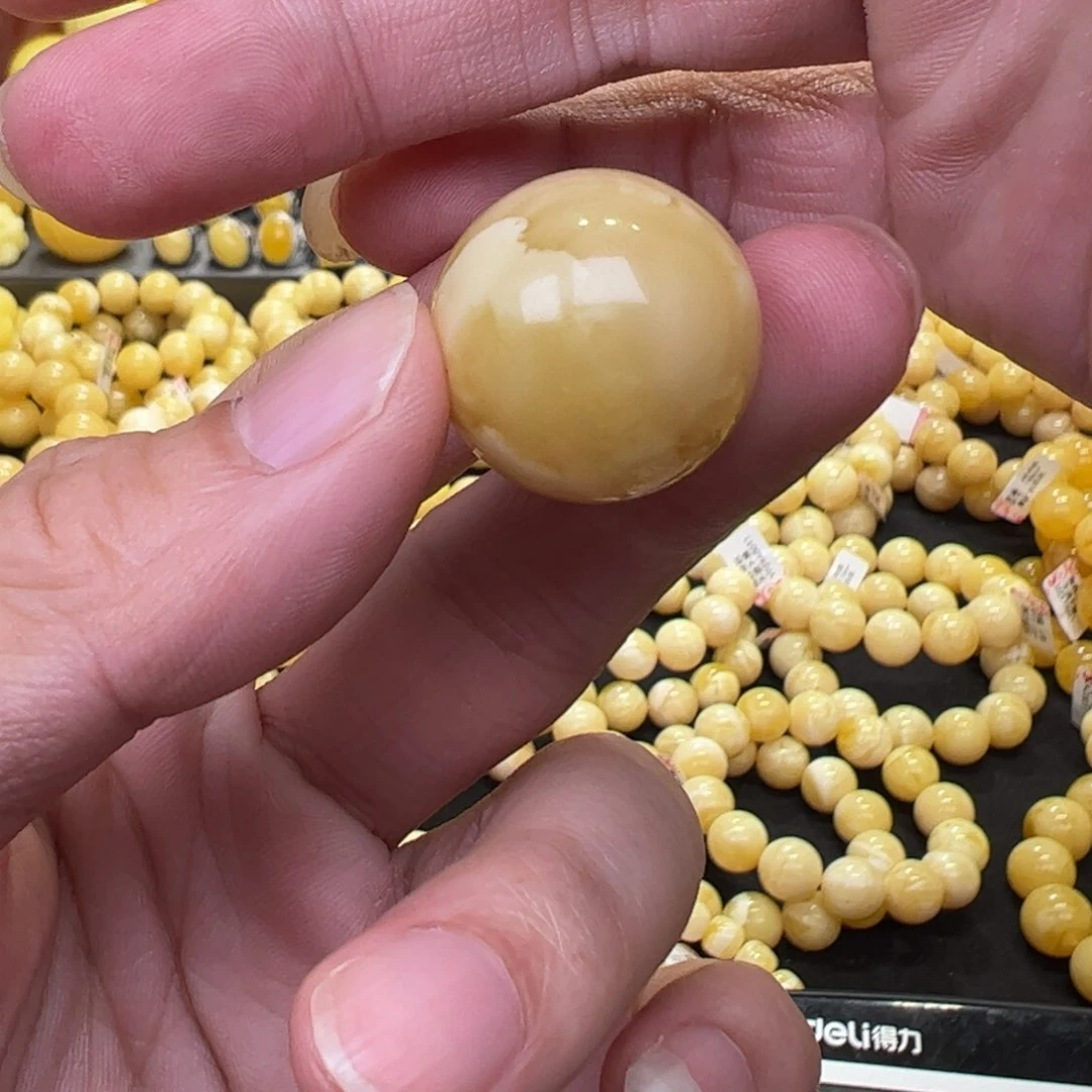 【闪购商品】琥珀珠宝奇石未镶嵌22mm6.3g