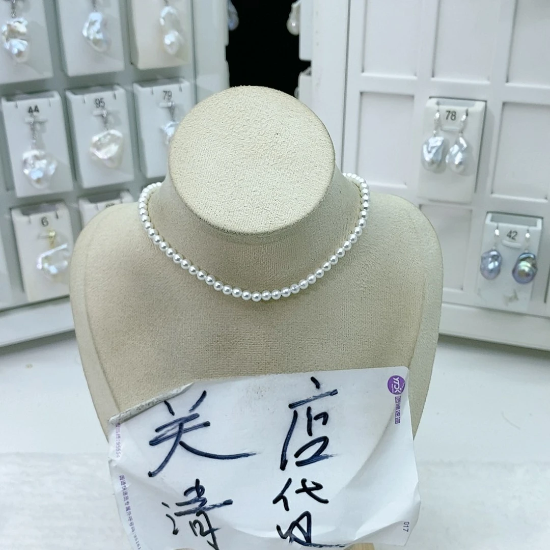 淡水珍珠颈饰合金