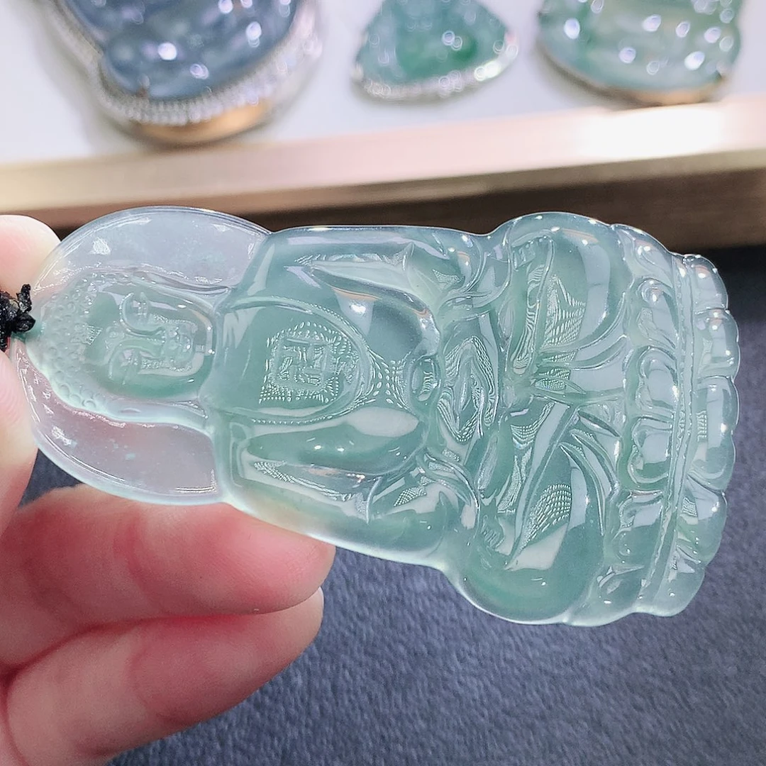 翡翠未镶嵌挂件翡翠