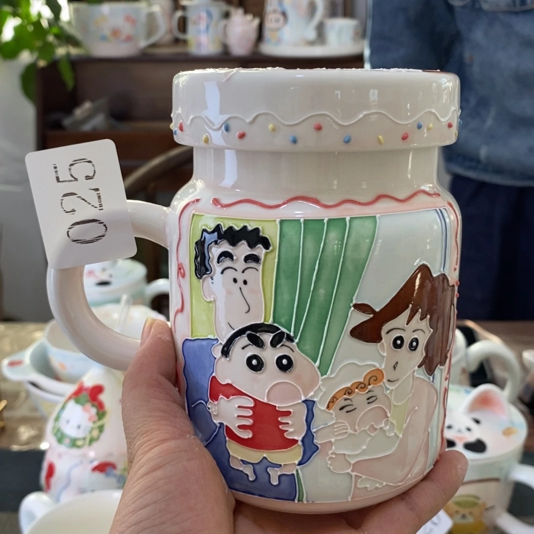 瓷片景德镇釉下彩手绘