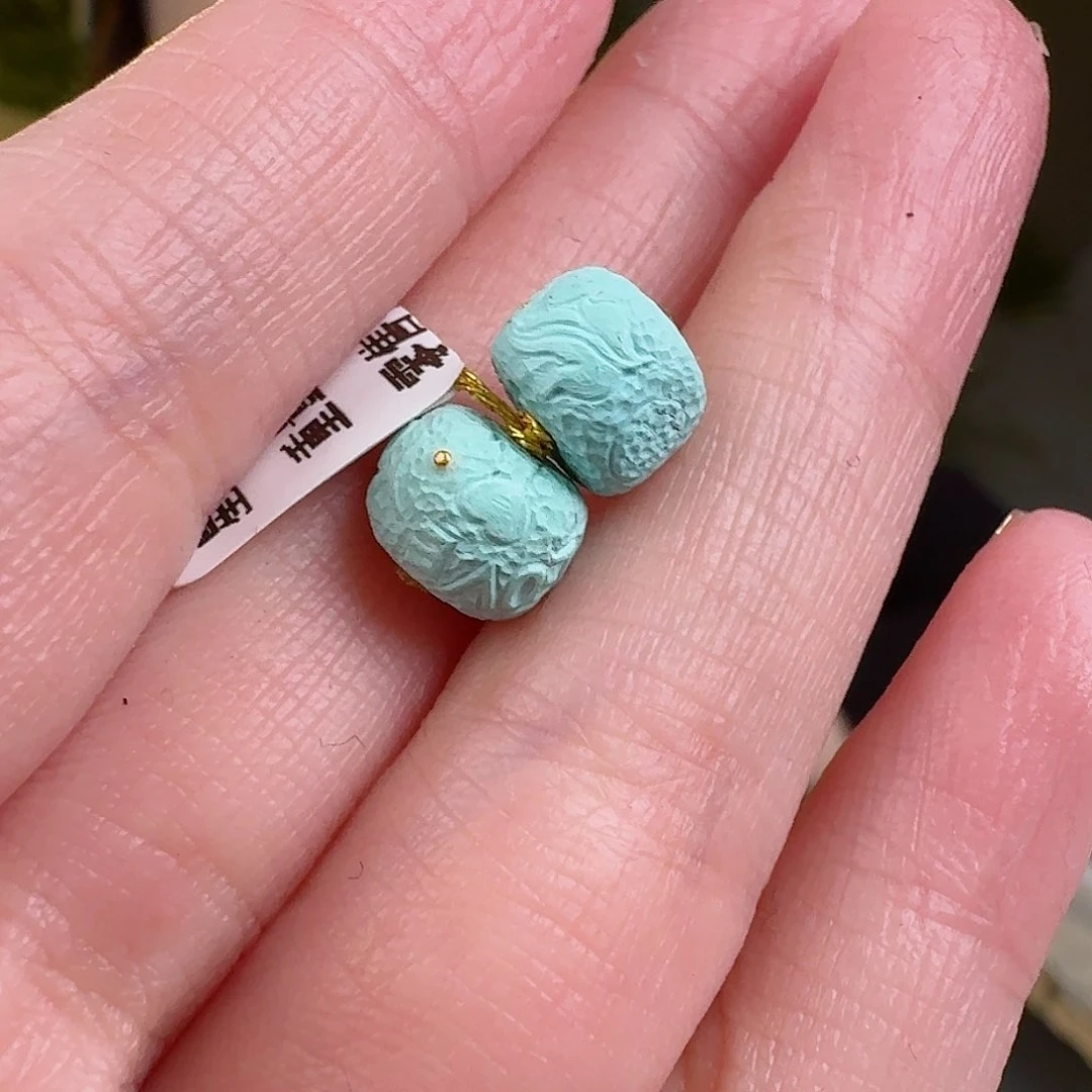 绿松石珠宝奇石未镶嵌