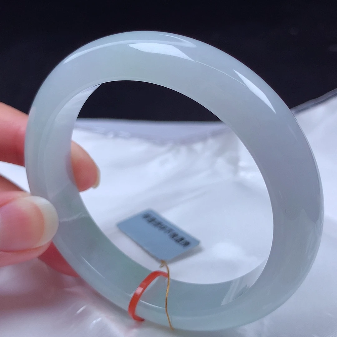 翡翠未镶嵌手镯57圈053032