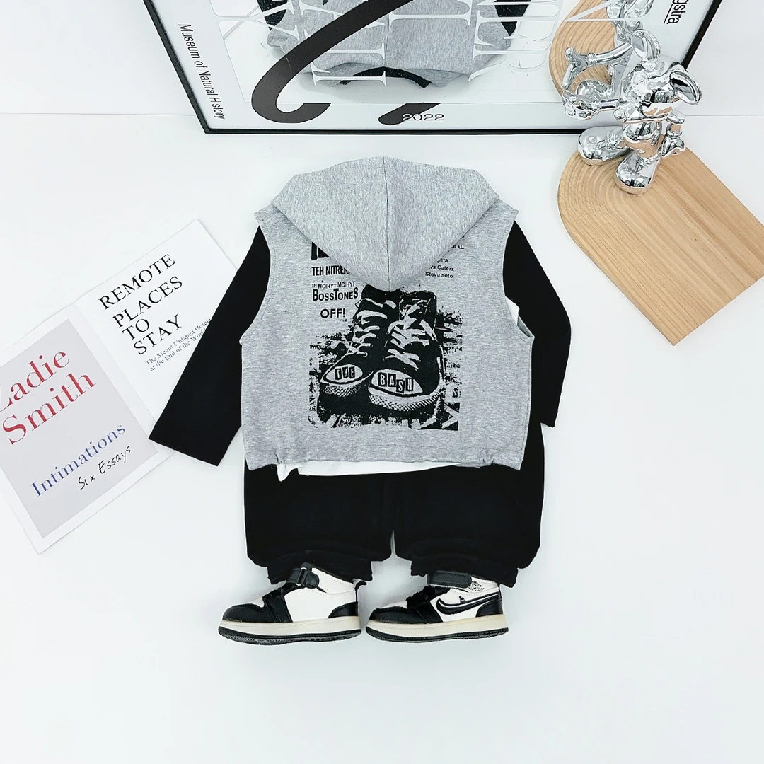 儿童马甲秋季2025新款秋装男童外套时尚韩版 HZ25772悠悠童话童装