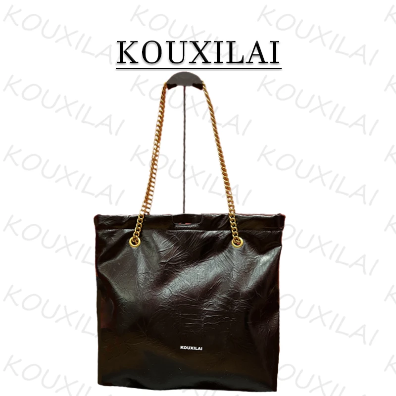 现货云哥定制-香港KOUXILAI品牌K8017包垃圾袋单肩斜跨包