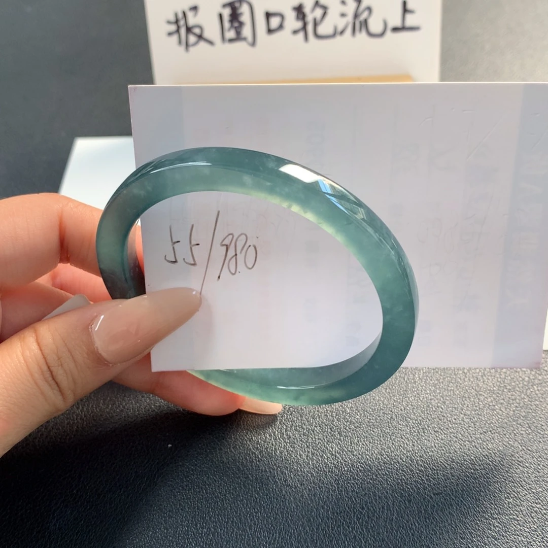 翡翠未镶嵌手镯天然翡翠