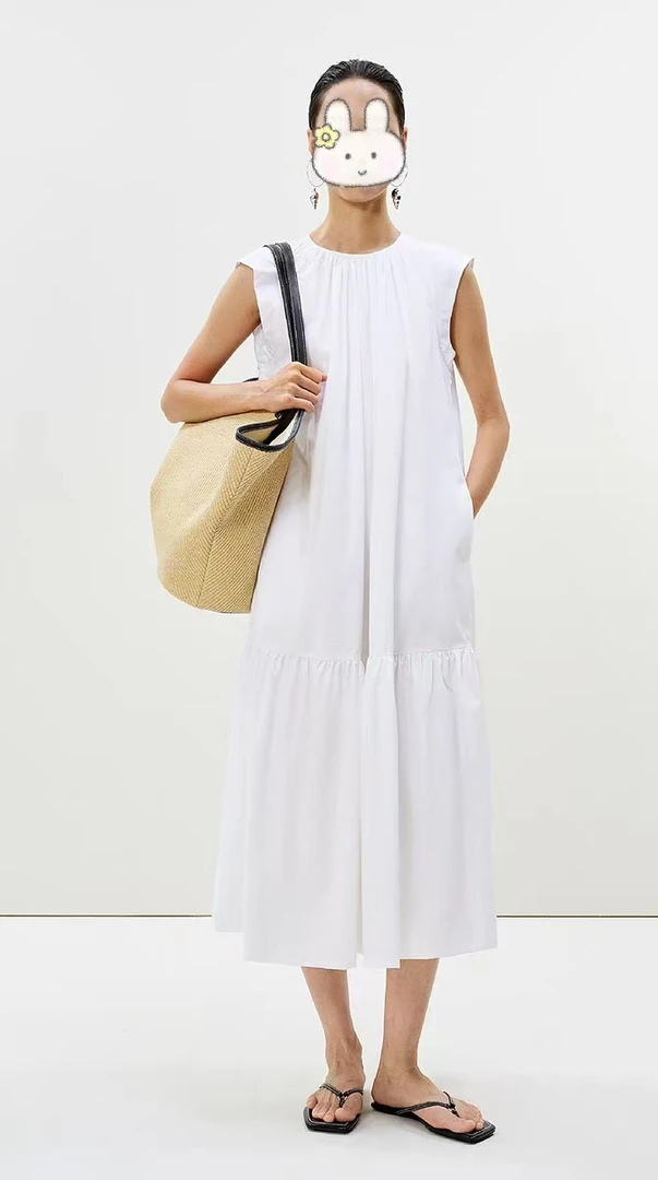 拾光家短袖连衣裙4095