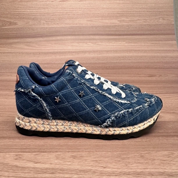 2025KL牛仔星星编织阿甘鞋-兰色 S6