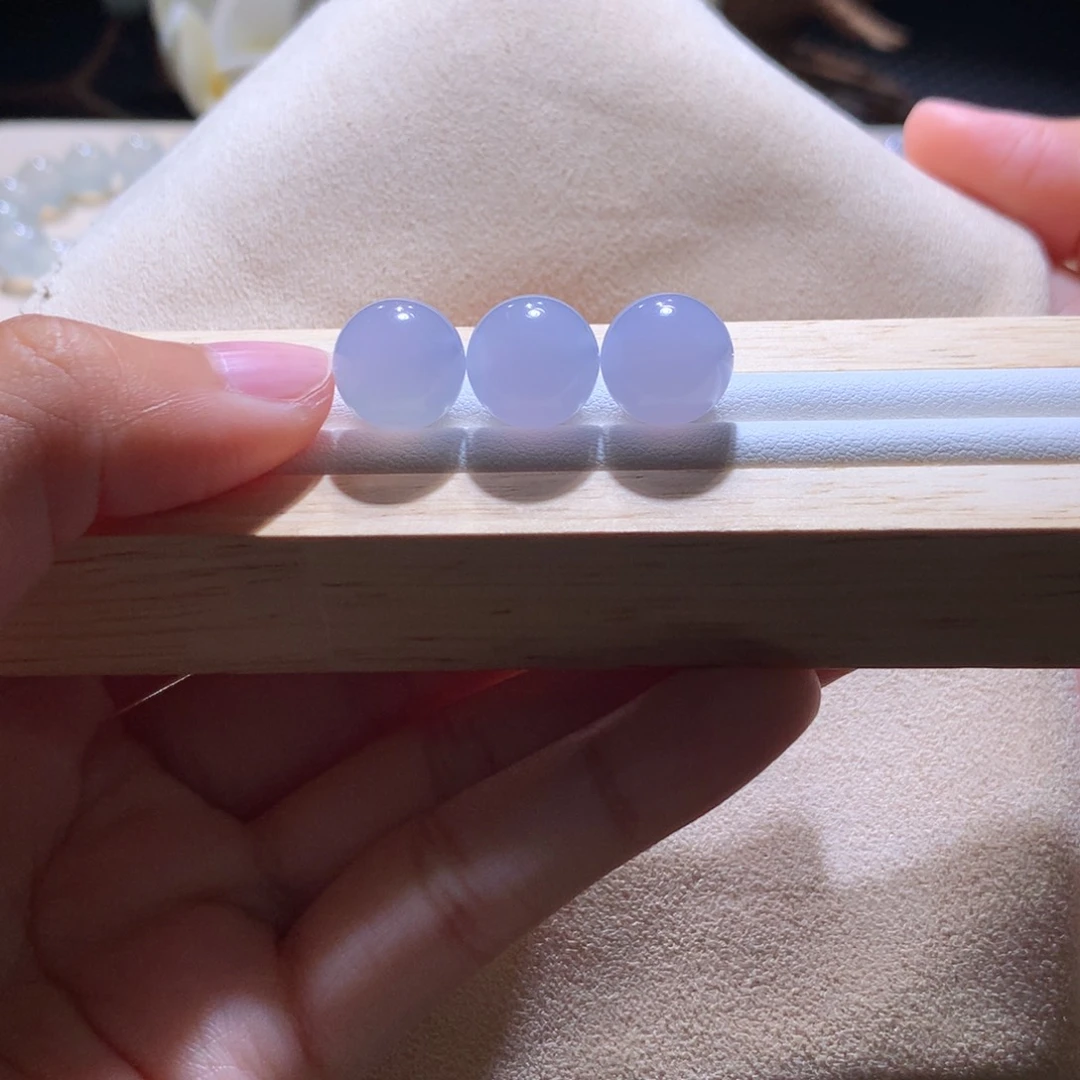 散珠翡翠香芋紫*发一颗