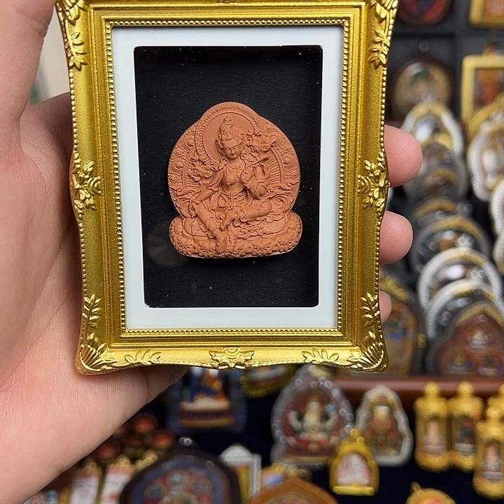 亚克力非金属擦擦摆台绿度母扎基黑财大黑天