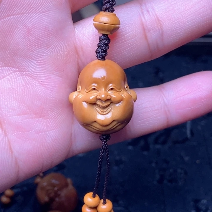 橄榄核手串/手链弥勒佛吊坠