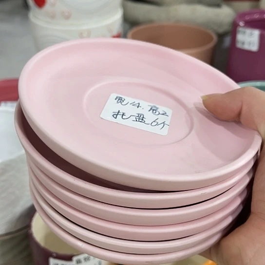 多肉绿植陶瓷花盆9.9包邮，有孔