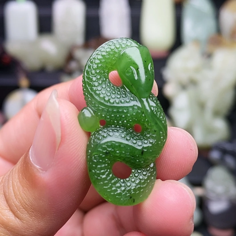 【闪购商品】和田玉（碧玉）未镶嵌挂件